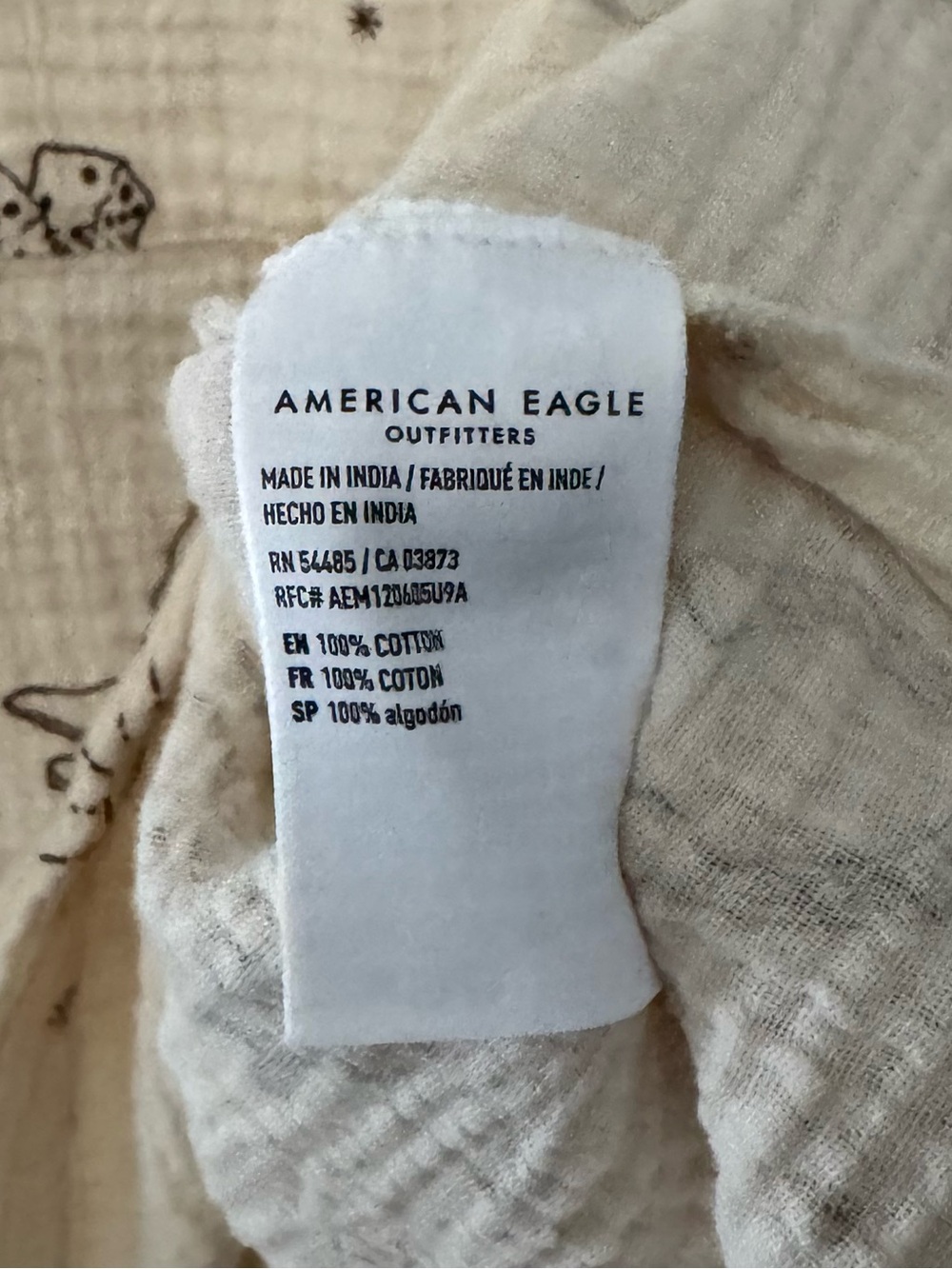 American Eagle AE Cotton Gauze Pajama PJs Set XL Bundle of Two Cherries Western - Picture 13 of 15